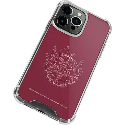 Wizarding Worlds Harry Potter Hogwarts Crest iPhone 13 Pro Max Clear Case